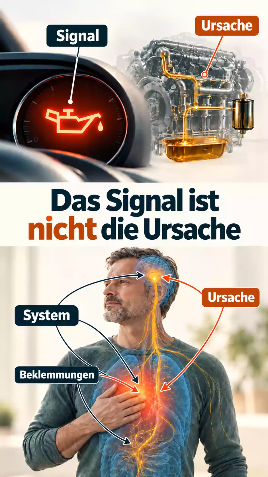 Das Öllampen-Prinzip – sichtbare Reaktion und zugrunde liegender Prozess