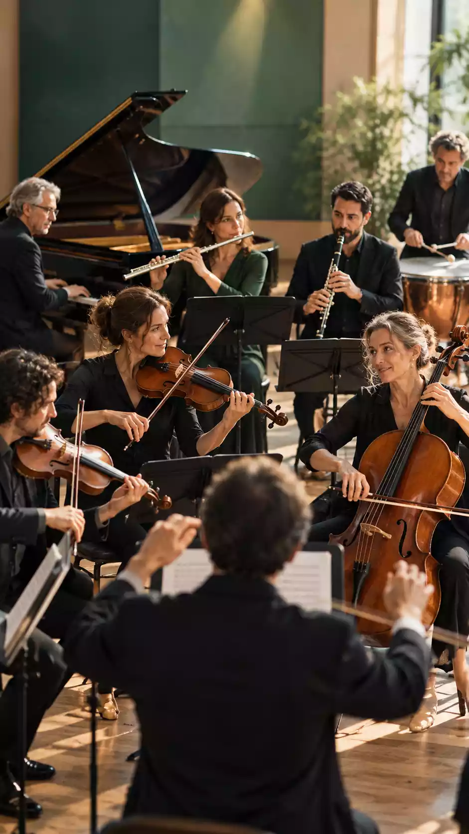 NeuroVoice Flow | Nervensystem, Stress & Selbstregulation verstehen 2 Orchester als Bild fuer Zusammenarbeit